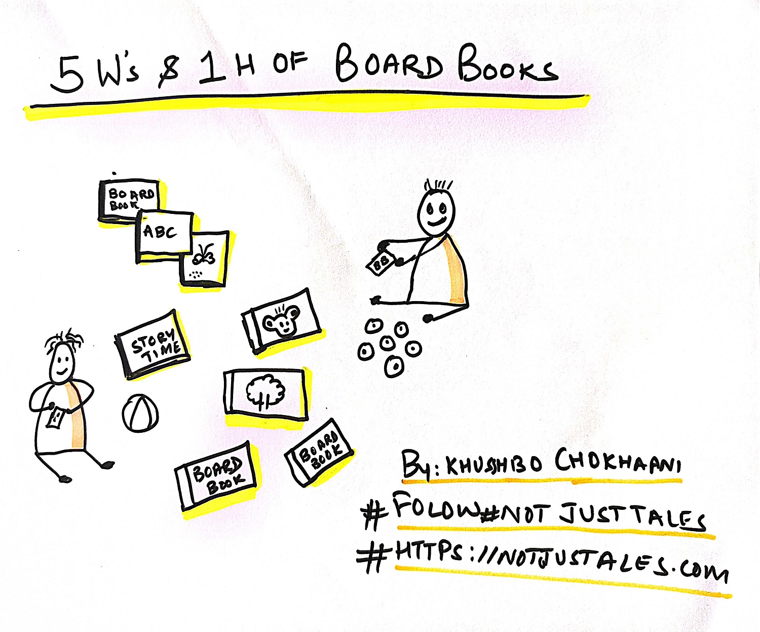 5 Ws and 1H of Board Books for Babies and Toddlers.